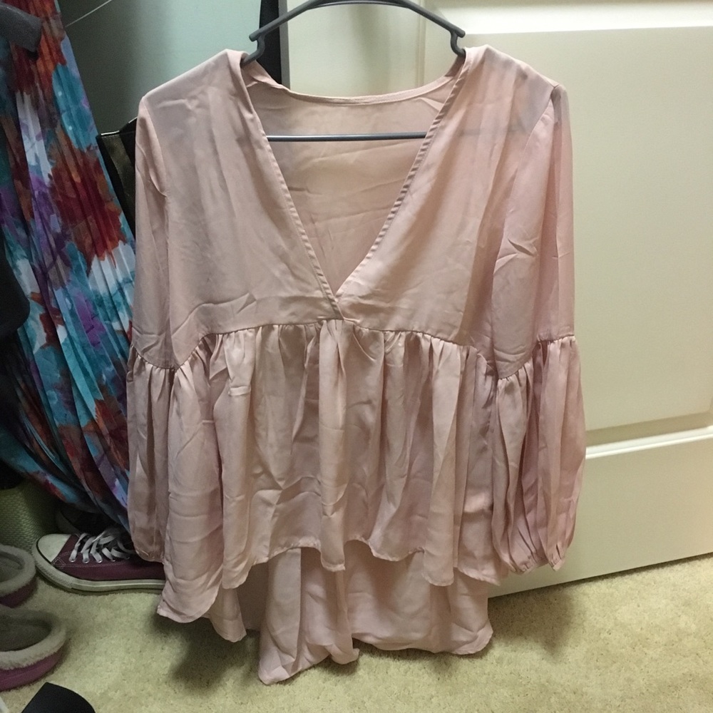 Blush Pink Blouse